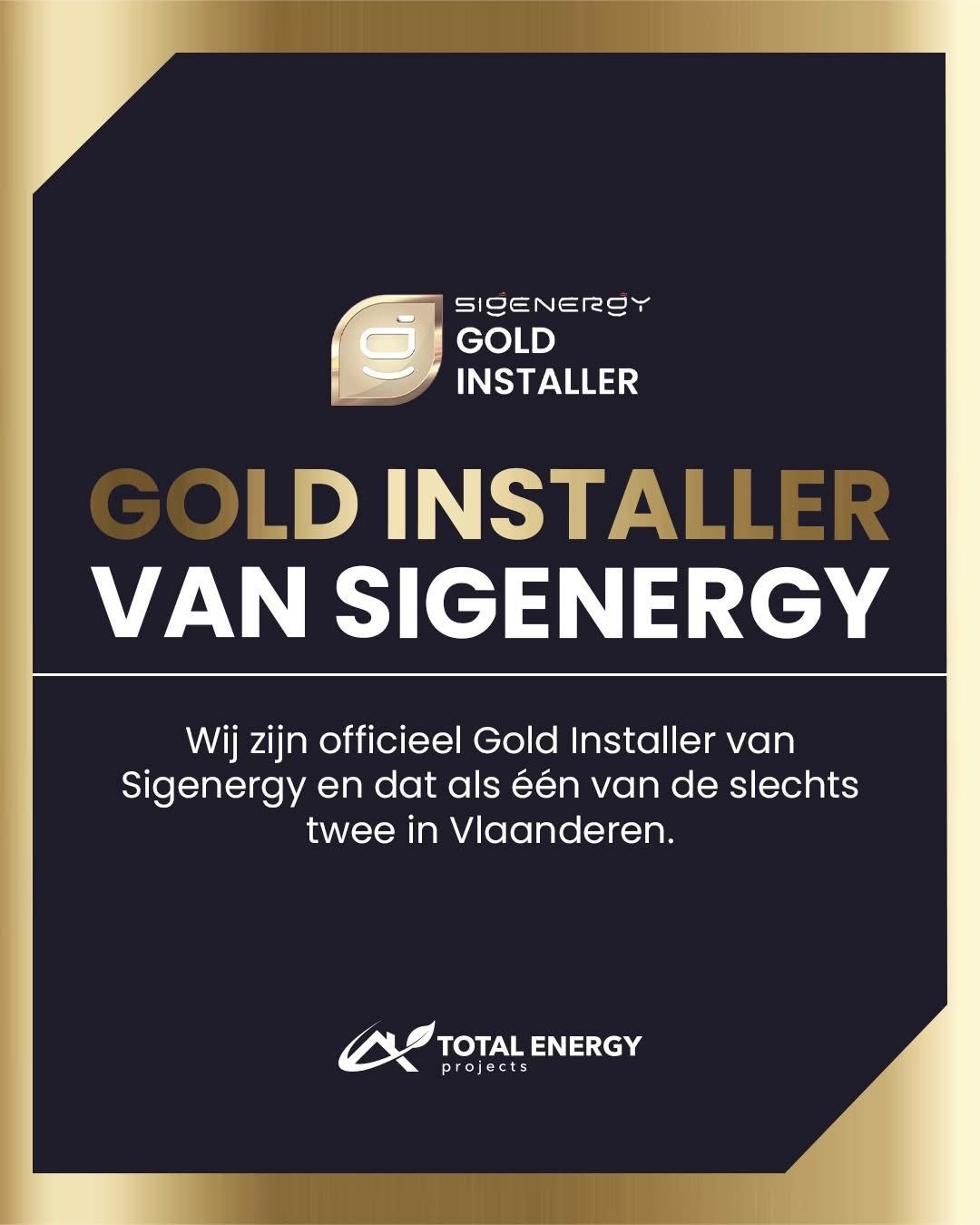 TEP — Sigenergy Gold Partner België