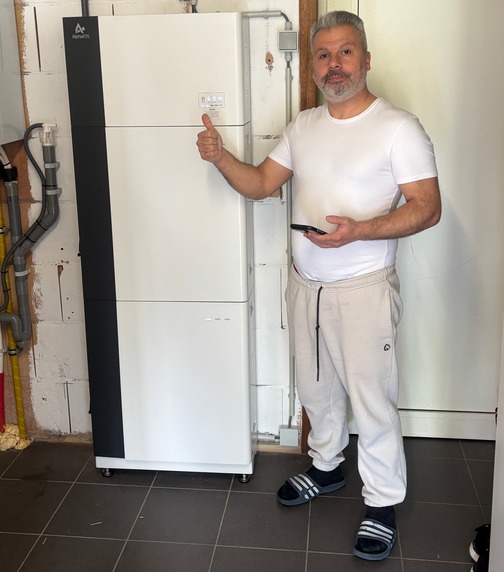 Installatie bij Salvatore Scorsone